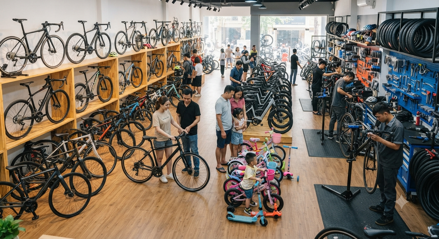 Các dòng xe đạp phổ biến và tiêu chí lựa chọn theo nhu cầu