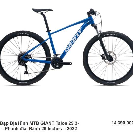 Xe p a Hinh MTB GIANT Talon 29 3 GE 2022