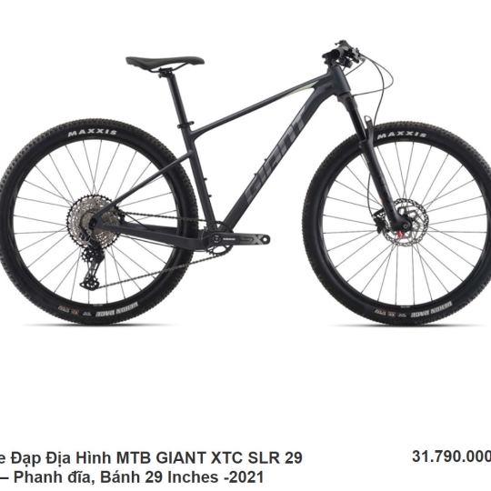 Xe Đạp Địa Hình MTB GIANT XTC SLR 29 - 2021